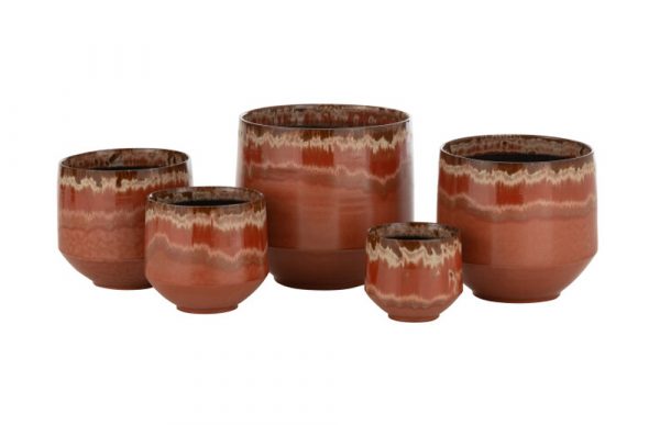 Bình Aline đỏ XS 16x16x16 23102J