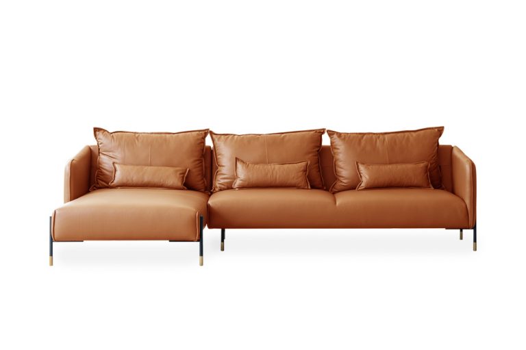 Sofa Combo Góc Phải 2m9 (Màu Cognac BALI 518)