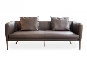 Sofa Ona Her 3 Chỗ 2m (Da Semia Brown S3 kèm gối)