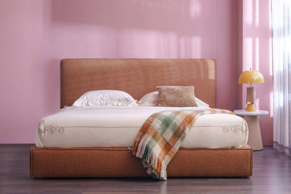 Giường Roche 1m8 Vải Rust 21178-26